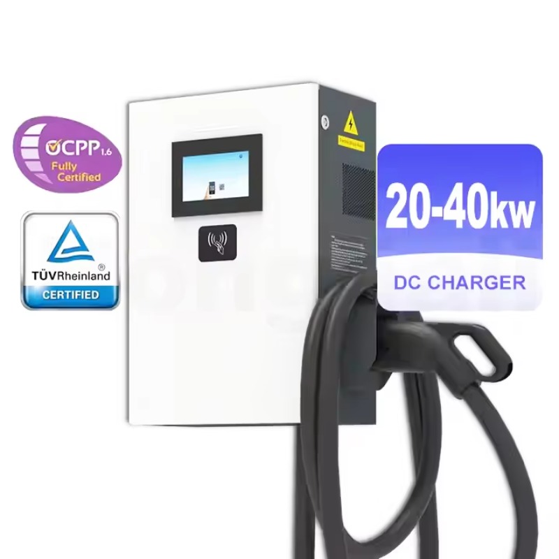 شاحن سيارة كهربائي DC Wallbox  - مراجعة Dc Fast Charger 30Kw Wallbox Commercial وسعره