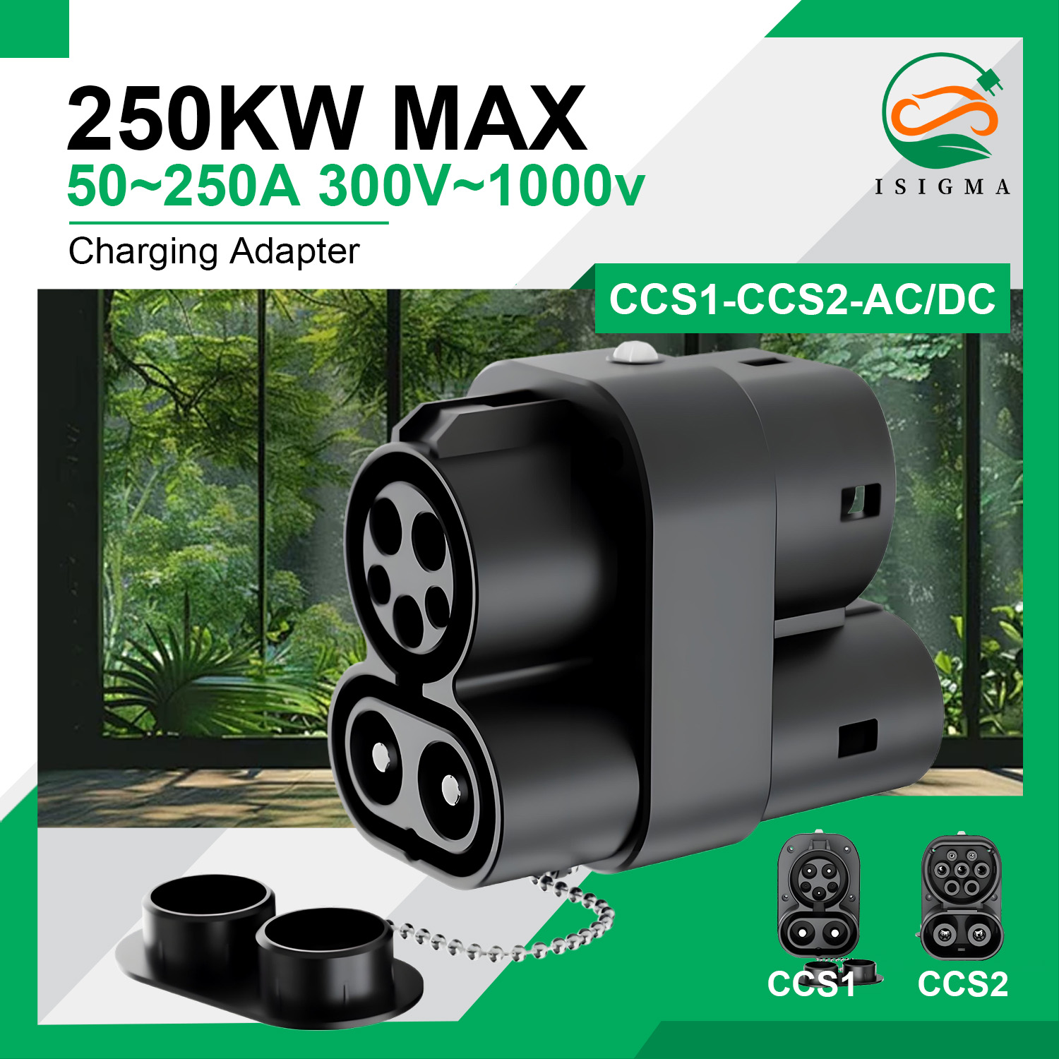 محول شاحن CCS1 إلى CCS2 بقدرة  - مراجعة Ccs2 To Ccs1 Fast Charge Adapter 250Kw وسعره
