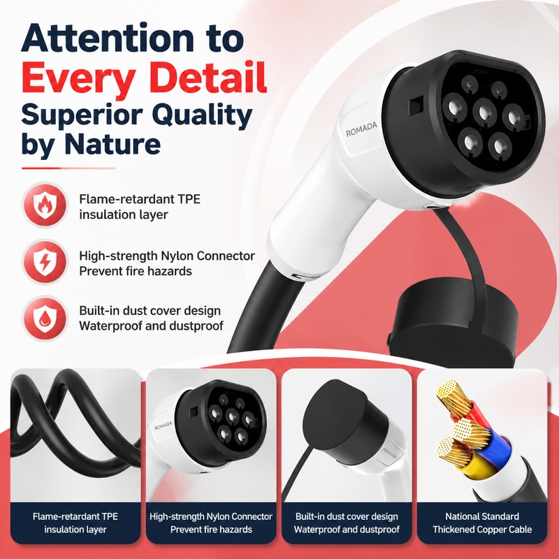 شاحن محمول للسيارات الكهربائية - مراجعة Portable Ev Charger 32A Type 2 Cee Plug وسعره